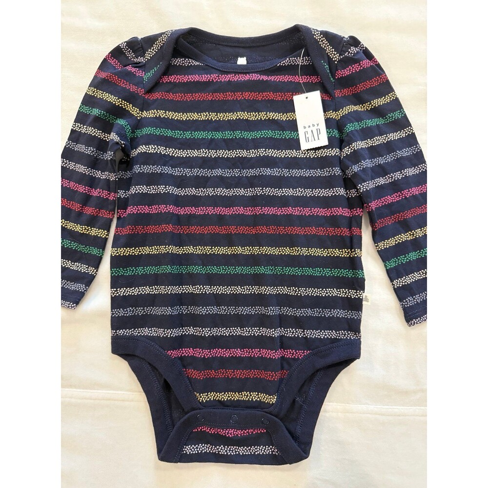 Baby Gap Organic Cotton Long Sleeve Bodysuit – 18–24M – NWT